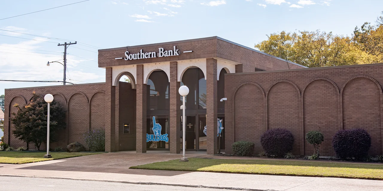 Southern Bank building in Bald Knob, AR