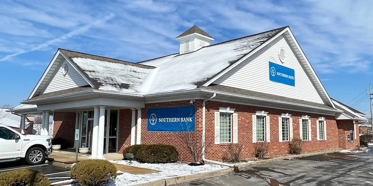 Southern Bank building in Oakville, MO