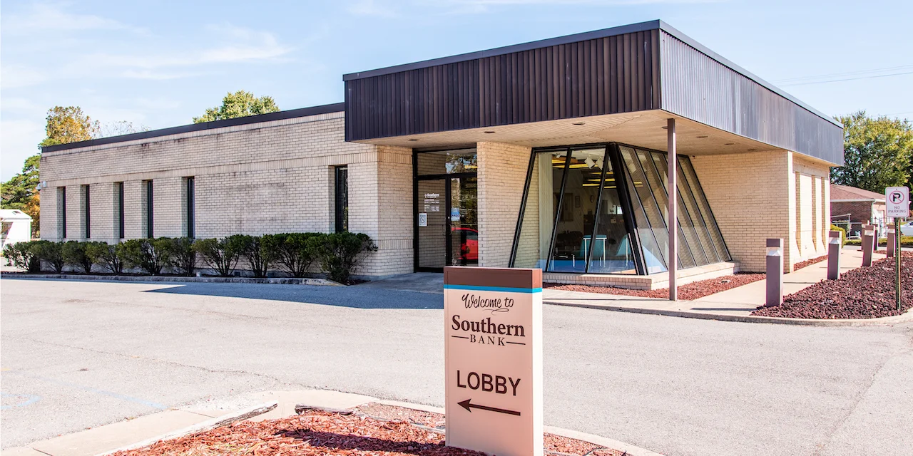 Southern Bank building in Tamms, IL